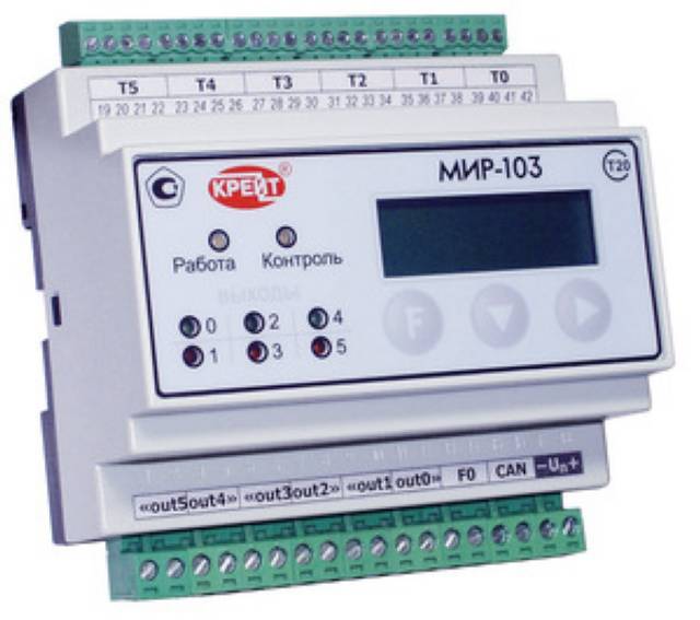 МИР-103 (исполнение 01) Контроллер погодного регулирования