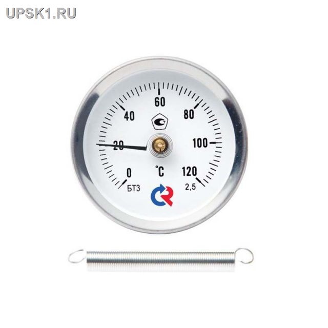 Термометр биметаллический специальный (с пружиной) БТ-30.010  120°C