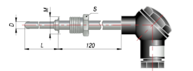 Термосопротивление дТС035-100М.В3-80(100)мм