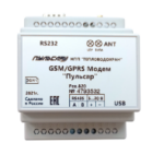 Подробнее... GSM модем «Пульсар» исполнение на DIN-рейку, GPRS+CSD, 2 SIM